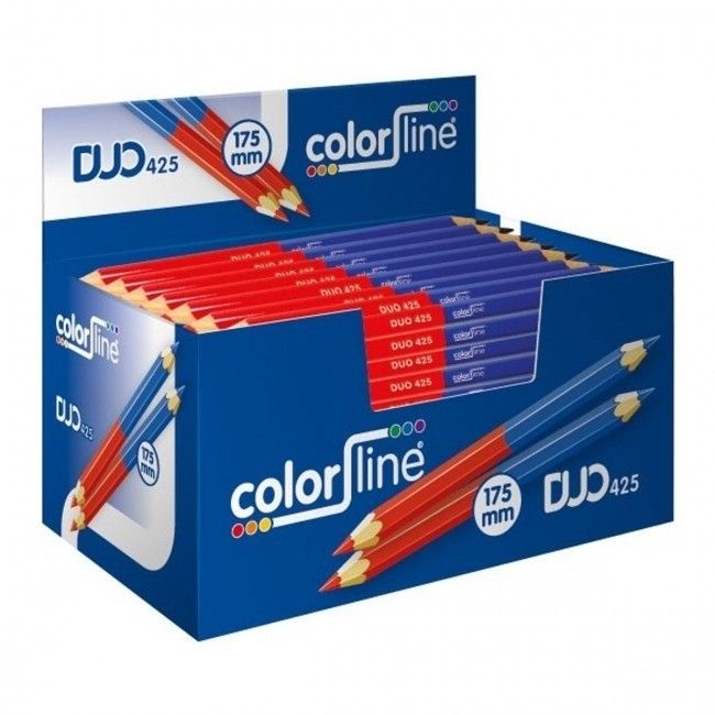 Color Line Potlood Duo Rood/Blauw 175mm