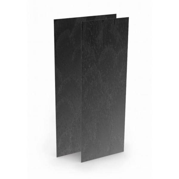 Wedi Top Wall kant-en-klaar muuroppervlak | 2,5m x 0,9m x 6mm | Carbon Zwart