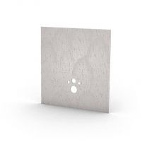Wedi I-Board Top kant-en-klaar oppervlak | 1245x1200mm | Stone Grijs