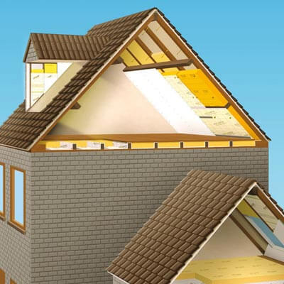 Gyproc met isolatie voor daken
